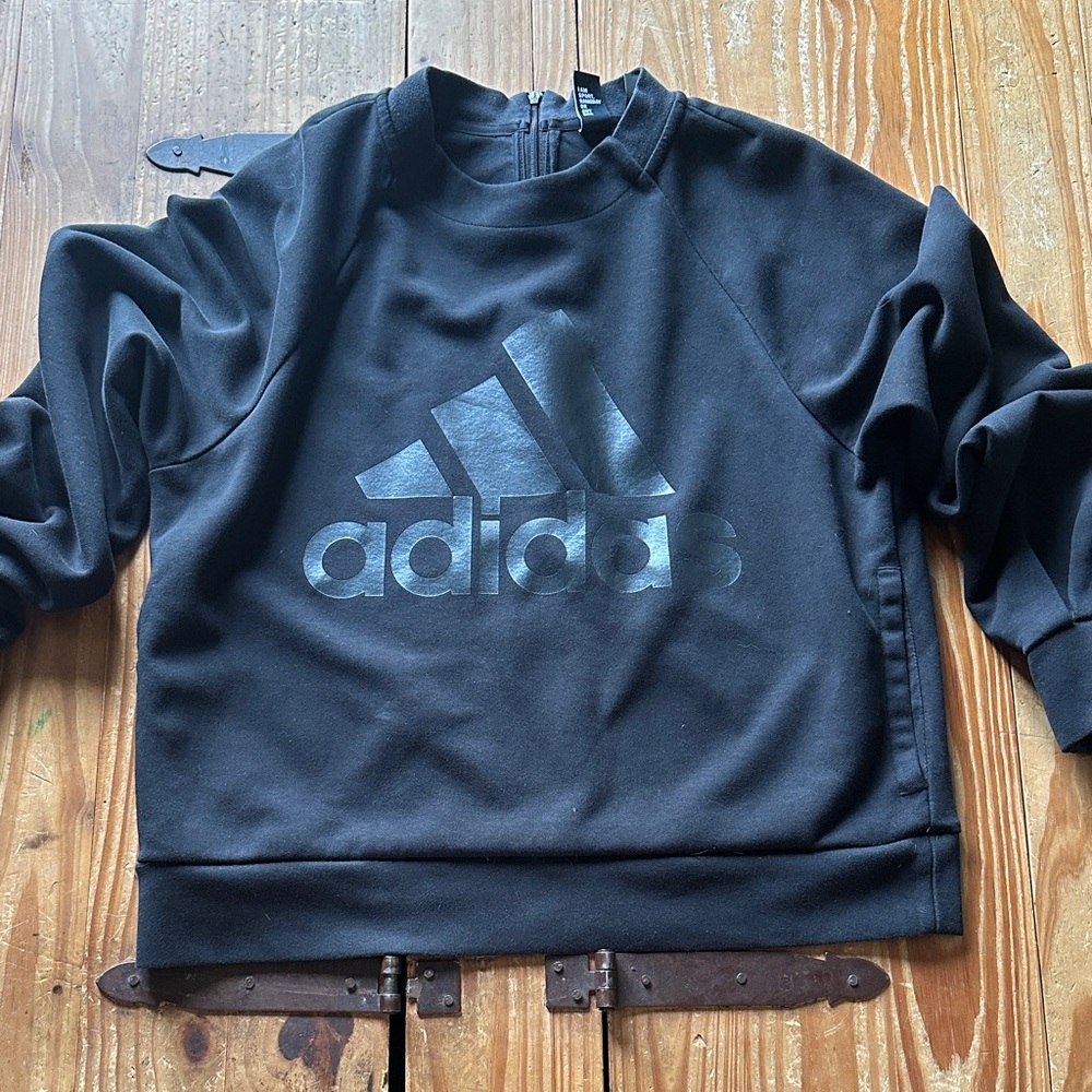 Adidas Black Logo Sweatshirt